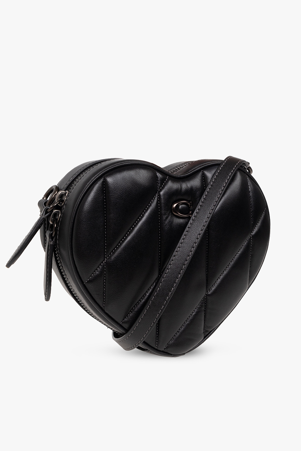 Coach black cheap quilted bag